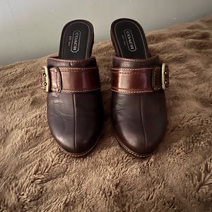 Coach Candace Logo Mules